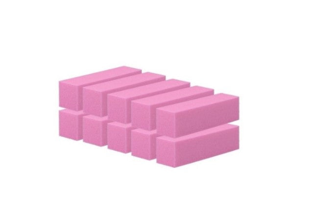Set Buffer pentru unghii, 10 bucati, ROZ - xStoc