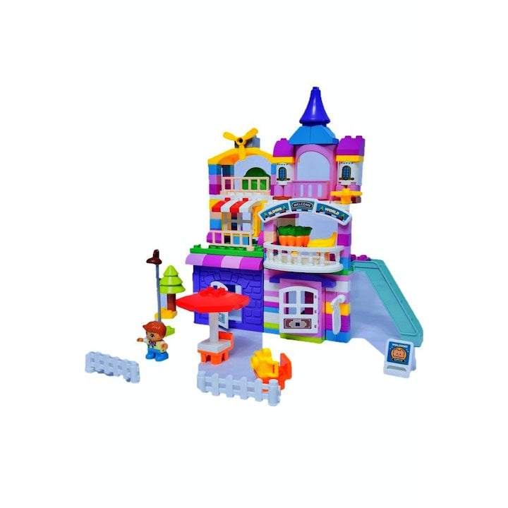 Set de constructie, 163 piese, Castel, varsta 3+ - xStoc