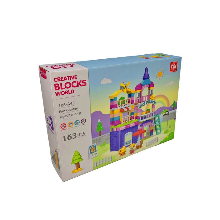Set de constructie, 163 piese, Castel, varsta 3+ - xStoc