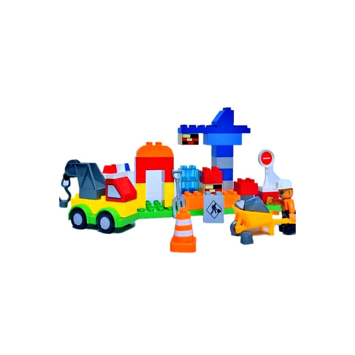 Set de constructie, 45 piese, City Building, varsta 3+ - xStoc