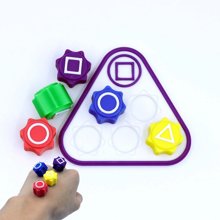 Set Gonggi, joc traditional coreean cu pietricele, din Jocul Calamarului, ideal pentru relaxare si distractie, perfect pentru copii, cu suport triungi