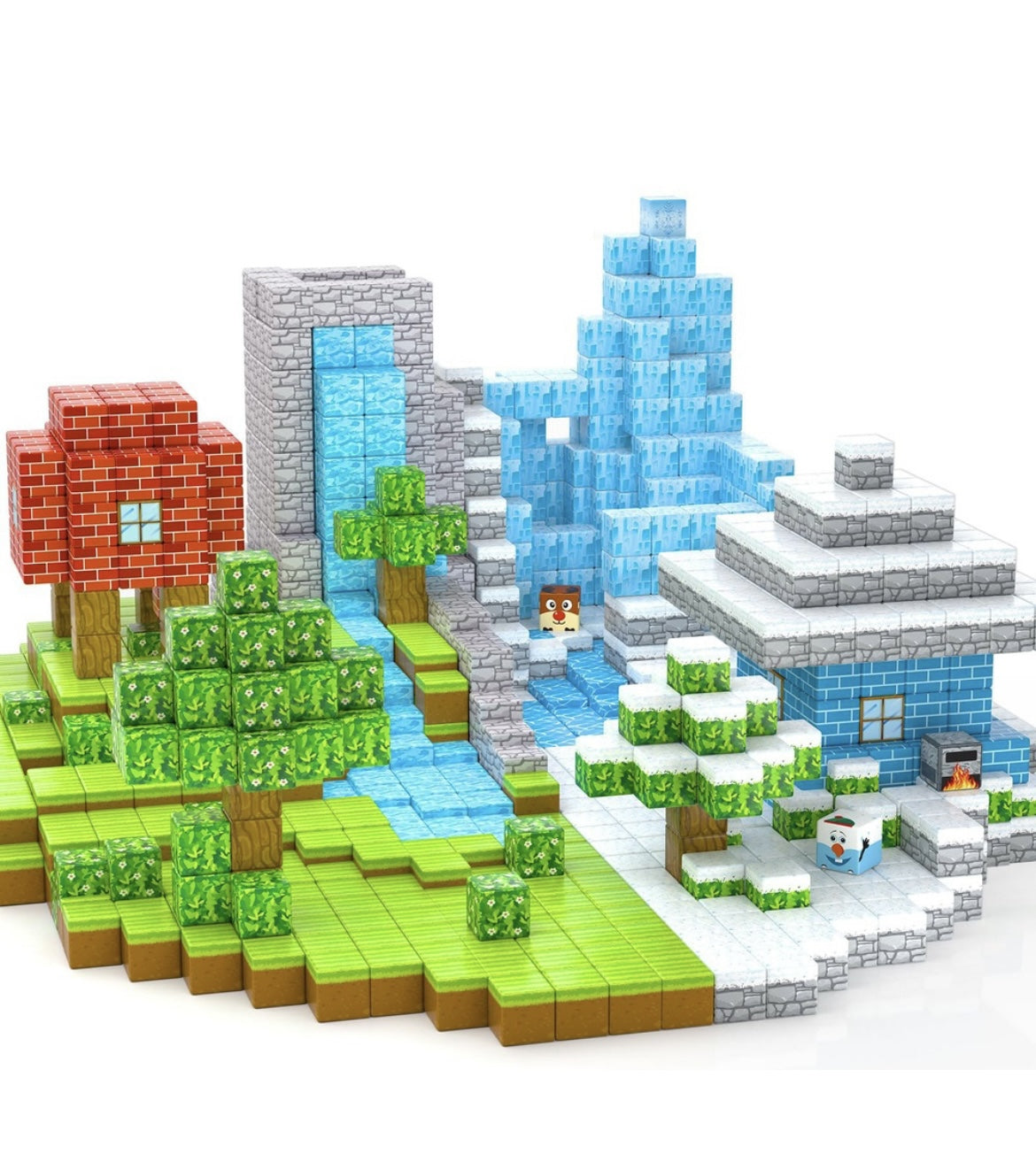 Set Magnetic Inteligent De Construit Minecube 48 Piese model 604