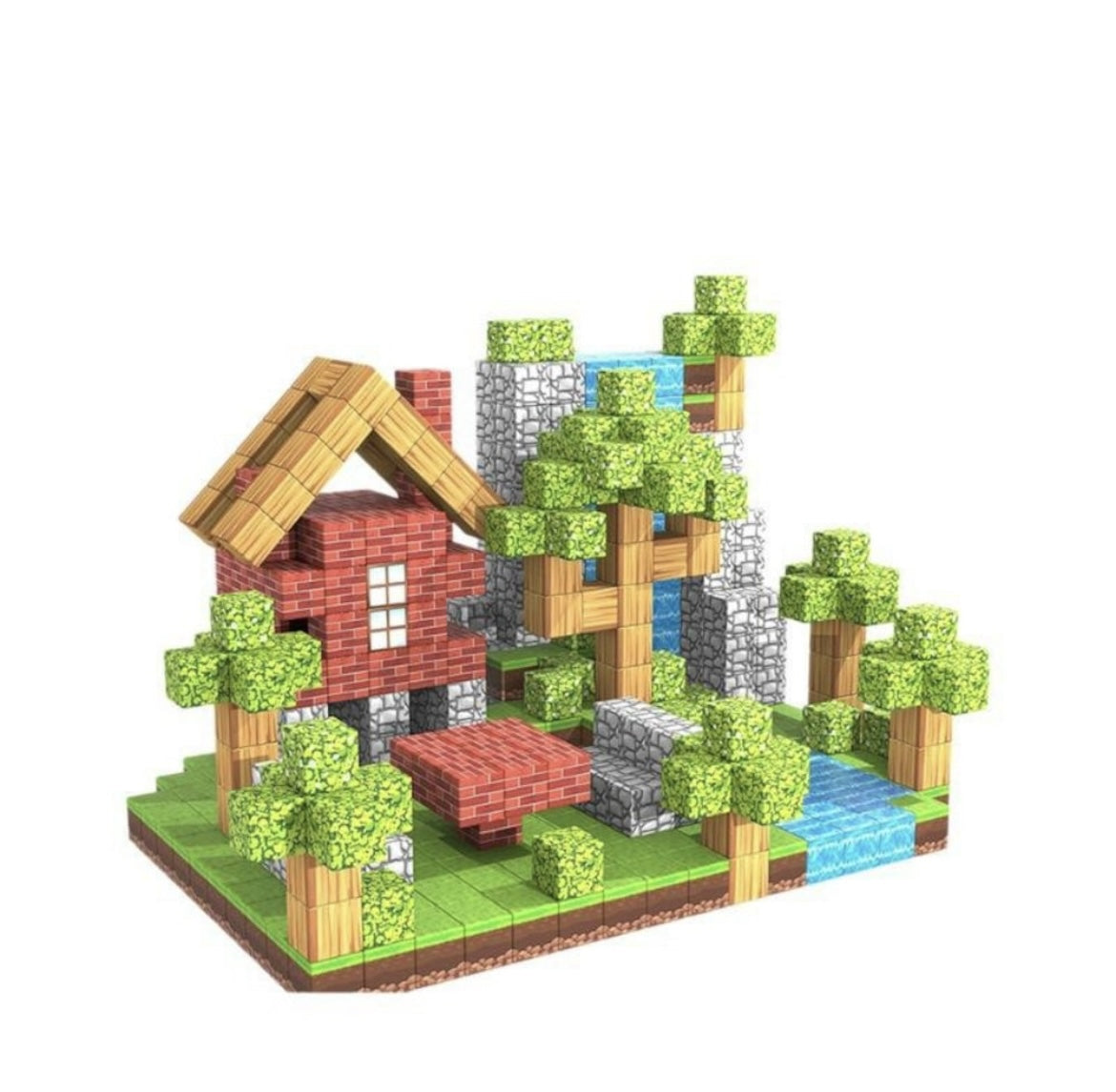 Set Magnetic Inteligent De Construit Minecube 64 Piese model 660