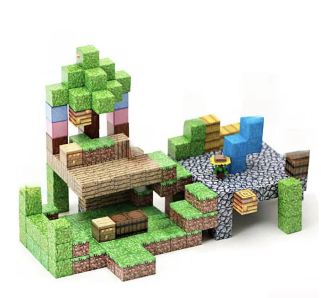 Set Magnetic Inteligent De Construit Minecube 80 Piese model 605