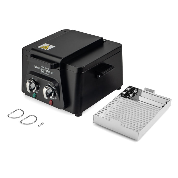 Sterilizator instrumente cu aer cald 220 grade SM-360A, Negru