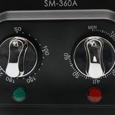 Sterilizator instrumente cu aer cald 220 grade SM-360A, Negru