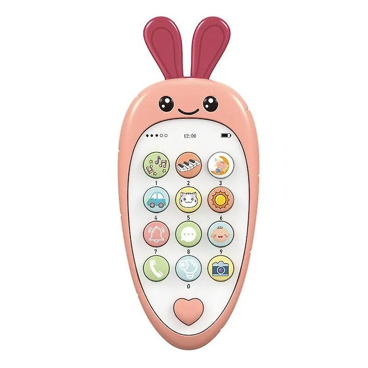 Telefon Mobil Interactiv Pentru Copii ,Cu Functii Multiple, Morcov